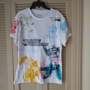 Transformers + Embroidered T-Shirt💙✨NWOT  Size XL
